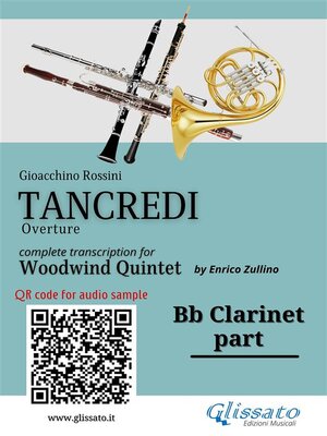 cover image of Bb Clarinet part of "Tancredi" for Woodwind Quintet